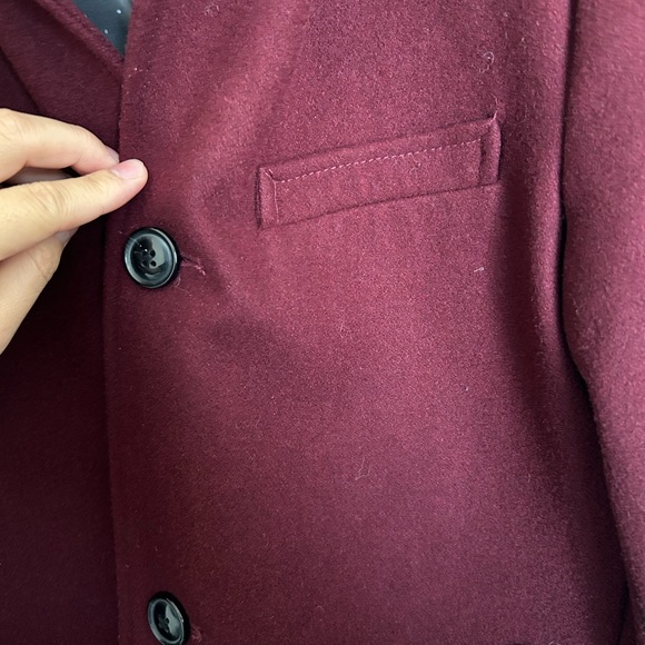 INC International Concepts Red Wool Coat - Picture 6 of 8